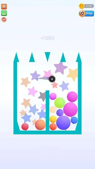 Мод Bounce and pop - Puff Balloon — Безлимитные монеты и жизни, скачать APK — скриншот 5 Мод Bounce and pop - Puff Balloon — Безлимитные монеты и жизни, скачать APK — скриншот 5
