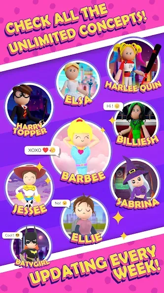 Скачать взлом Fashion Famous - Dress Up Game — Безлимитные монеты и все наряды — скриншот 1