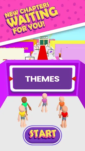 Скачать взлом Fashion Famous - Dress Up Game — Безлимитные монеты и все наряды — скриншот 2