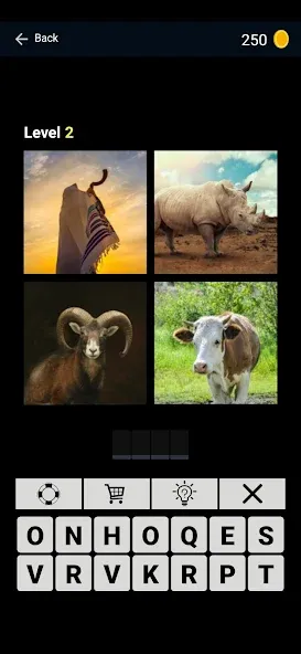 Puzzle: 4 pics 1 word offline взлом на Андроид — Открыты все уровни без рекламы — скриншот 5 Puzzle: 4 pics 1 word offline взлом на Андроид — Открыты все уровни без рекламы — скриншот 5