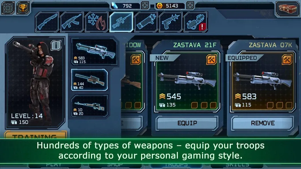 Alien Shooter TD — скачать мод: Безлимитные деньги и патроны — скриншот 3 Alien Shooter TD — скачать мод: Безлимитные деньги и патроны — скриншот 3