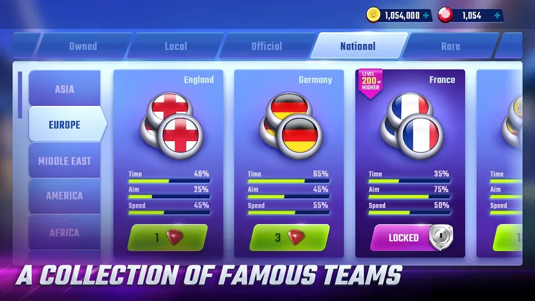 Football Stars MOD APK: Безлимитные деньги и всё открыто — скриншот 4