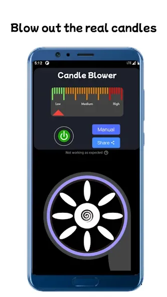 Скачать мод Blower - Candle Blower Lite — Без рекламы и бесконечный воздух — скриншот 2