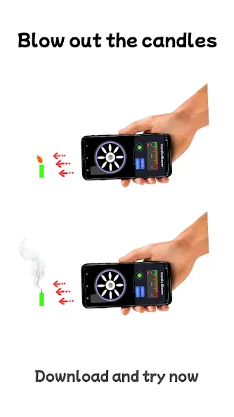 Скачать мод Blower - Candle Blower Lite — Без рекламы и бесконечный воздух — скриншот 3