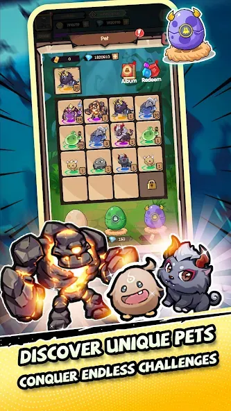 Скачать мод Ninja Cat - Idle Arena — Безлимитные деньги и энергия — скриншот 4