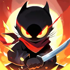 Скачать мод Ninja Cat - Idle Arena — Безлимитные деньги и энергия