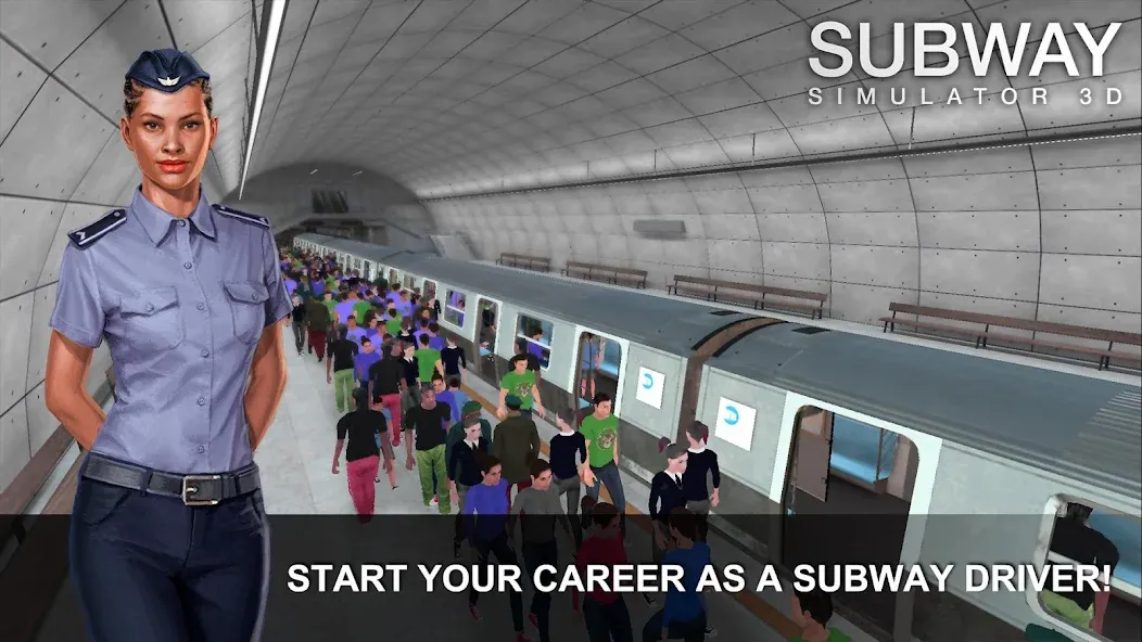 Subway Simulator 3D взлом APK — Безлимитные деньги и все поезда — скриншот 1 Subway Simulator 3D взлом APK — Безлимитные деньги и все поезда — скриншот 1