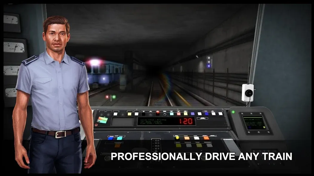 Subway Simulator 3D взлом APK — Безлимитные деньги и все поезда — скриншот 2 Subway Simulator 3D взлом APK — Безлимитные деньги и все поезда — скриншот 2