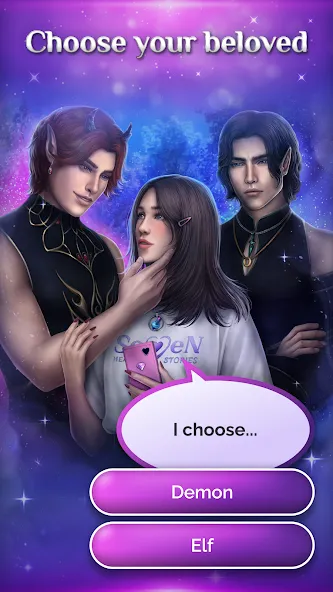 Seven Hearts Stories — взломанная версия, Открыты все истории и выборы — скриншот 3 Seven Hearts Stories — взломанная версия, Открыты все истории и выборы — скриншот 3