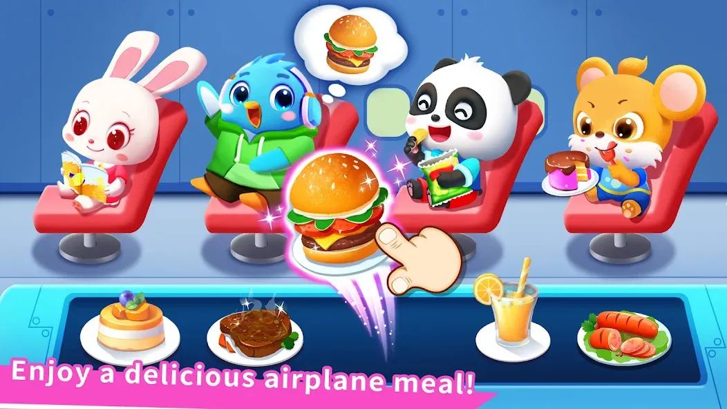 Скачать Baby Panda's Airport Mod APK — Без рекламы и открыты все самолеты — скриншот 2 Скачать Baby Panda's Airport Mod APK — Без рекламы и открыты все самолеты — скриншот 2