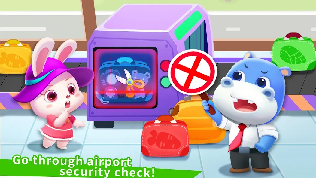 Скачать Baby Panda's Airport Mod APK — Без рекламы и открыты все самолеты — скриншот 3 Скачать Baby Panda's Airport Mod APK — Без рекламы и открыты все самолеты — скриншот 3