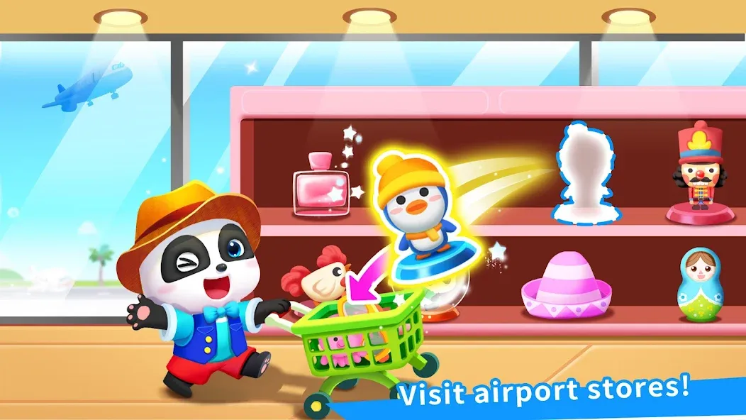 Скачать Baby Panda's Airport Mod APK — Без рекламы и открыты все самолеты — скриншот 5 Скачать Baby Panda's Airport Mod APK — Без рекламы и открыты все самолеты — скриншот 5