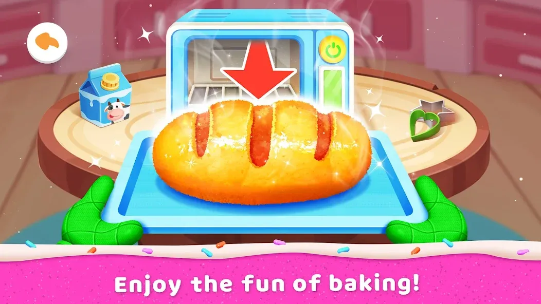 Скачать Little Panda's Cake Shop бесплатно — Много денег и все рецепты открыты — скриншот 3