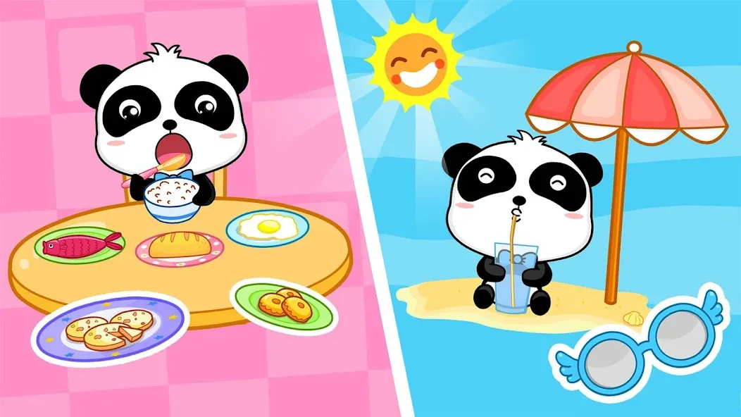 Baby Panda's Daily Life взлом на Андроид — Без рекламы и всё открыто — скриншот 2