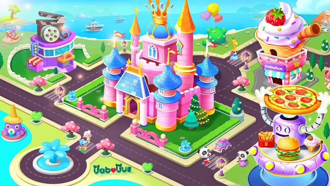 Baby Panda's City — Безлимитные монеты и все локации открыты, скачать мод APK — скриншот 1 Baby Panda's City — Безлимитные монеты и все локации открыты, скачать мод APK — скриншот 1