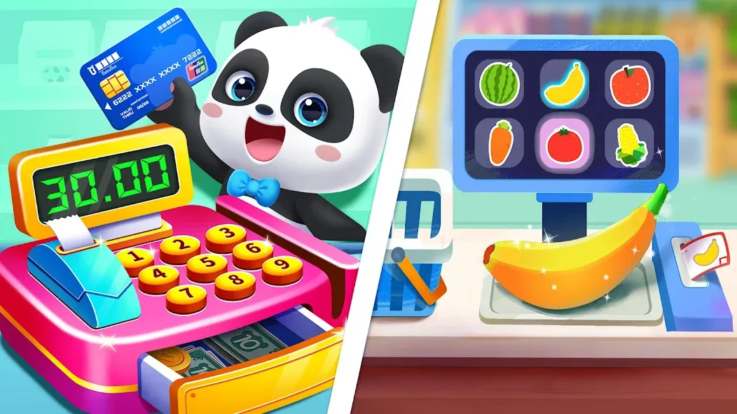 Baby Panda's City — Безлимитные монеты и все локации открыты, скачать мод APK — скриншот 3 Baby Panda's City — Безлимитные монеты и все локации открыты, скачать мод APK — скриншот 3