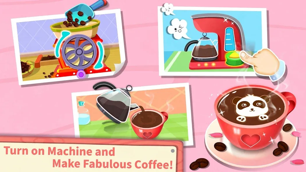 Скачать мод Baby Panda’s Summer: Café — Безлимитные деньги и все рецепты — скриншот 3 Скачать мод Baby Panda’s Summer: Café — Безлимитные деньги и все рецепты — скриншот 3