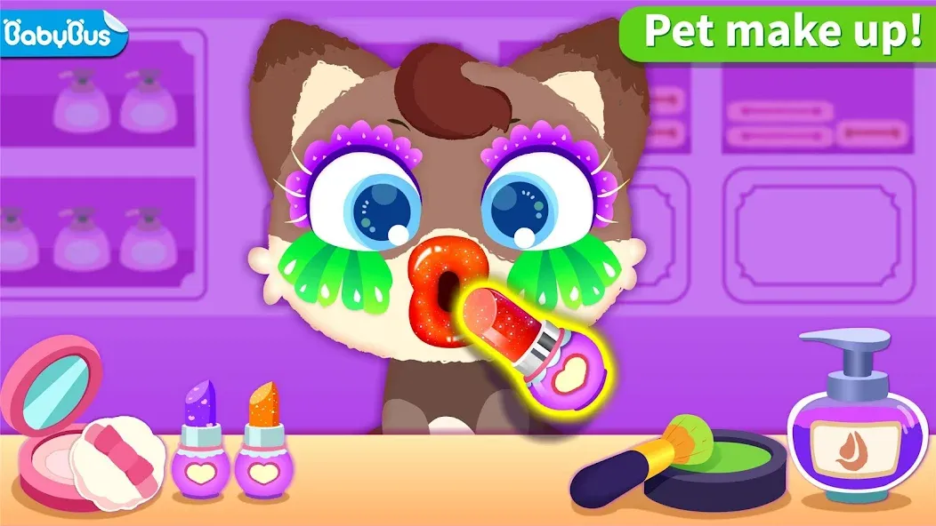 Скачать мод Little Panda's Pet Salon — Безлимитные деньги и всё открыто — скриншот 1