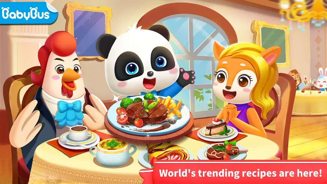 Мод Little Panda's World Recipes — Много рецептов и ингредиентов, скачать APK — скриншот 1