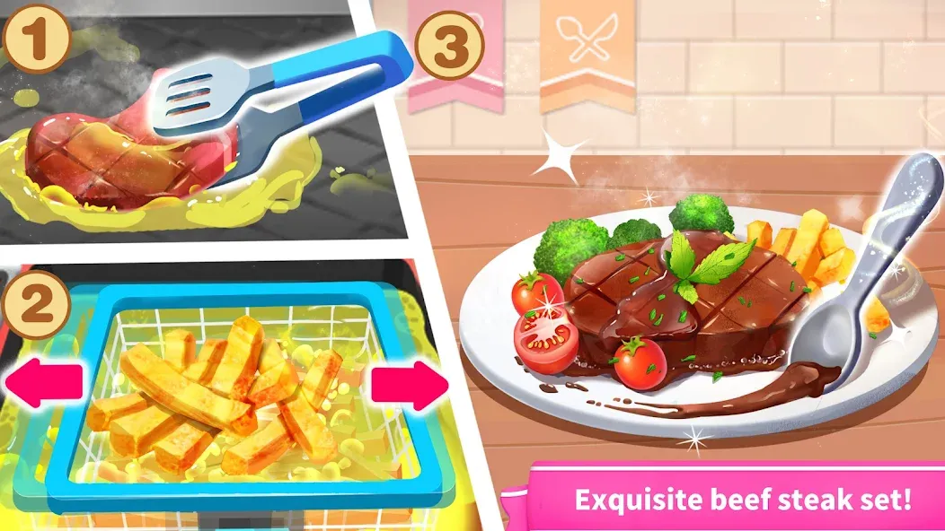 Мод Little Panda's World Recipes — Много рецептов и ингредиентов, скачать APK — скриншот 2