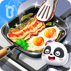 Baby Panda's Breakfast Cooking взлом APK — Без рекламы и открыты все рецепты