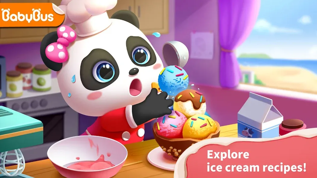 Скачать Baby Panda’s Ice Cream Shop мод — Безлимитные монеты и все рецепты — скриншот 1 Скачать Baby Panda’s Ice Cream Shop мод — Безлимитные монеты и все рецепты — скриншот 1