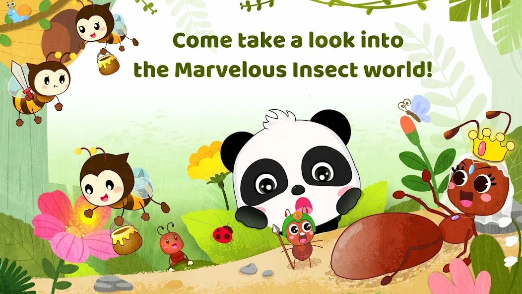 Little Panda's Insect World — скачать мод: Все насекомые разблокированы — скриншот 5