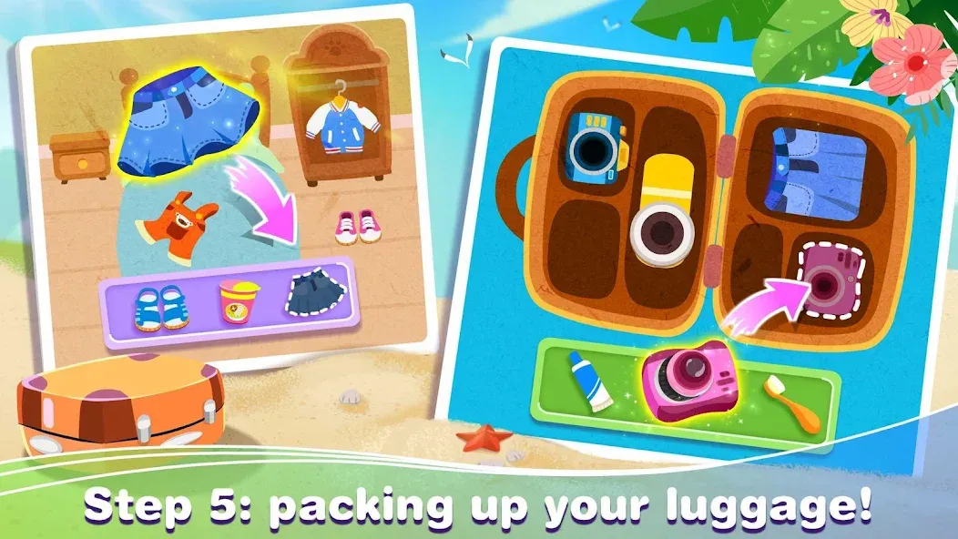 Скачать Baby Panda’s Summer: Vacation мод — Безлимитные деньги и все предметы — скриншот 5