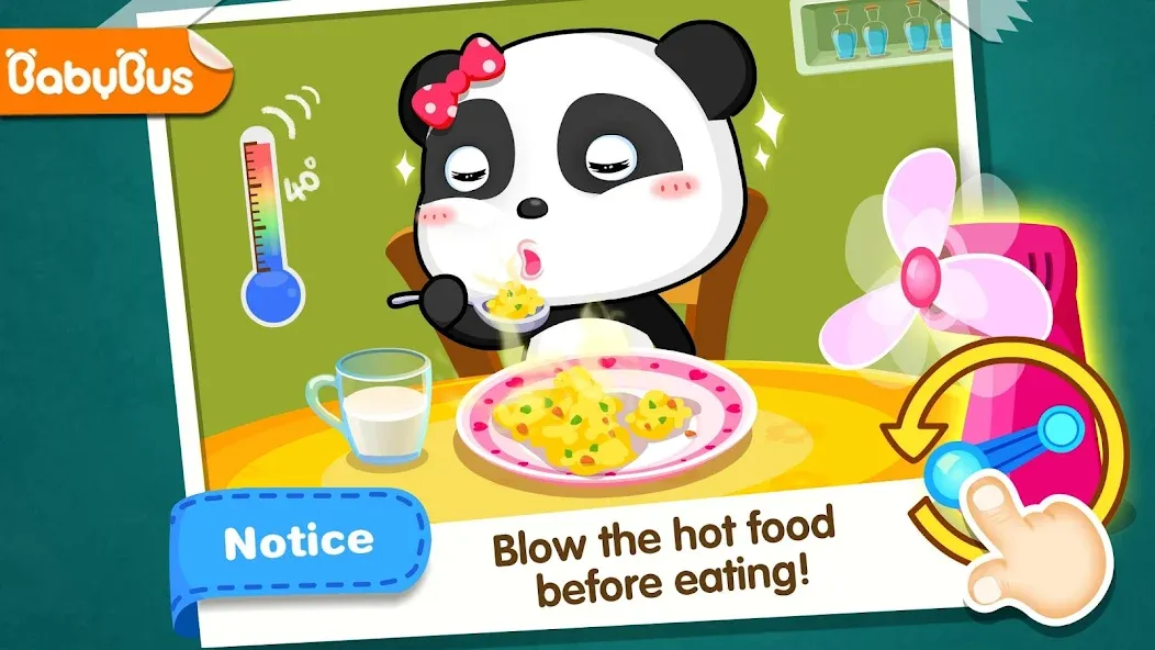 Скачать Baby Panda Home Safety на Андроид с модом — Все уровни и предметы открыты — скриншот 1