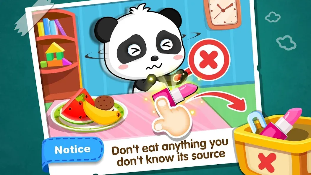 Скачать Baby Panda Home Safety на Андроид с модом — Все уровни и предметы открыты — скриншот 2