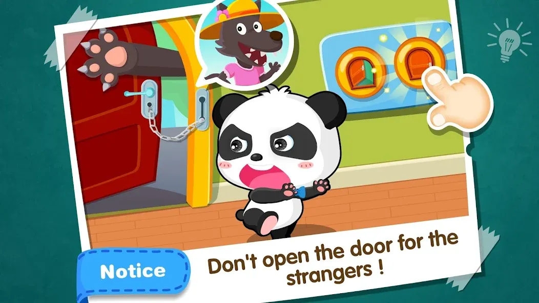 Скачать Baby Panda Home Safety на Андроид с модом — Все уровни и предметы открыты — скриншот 3