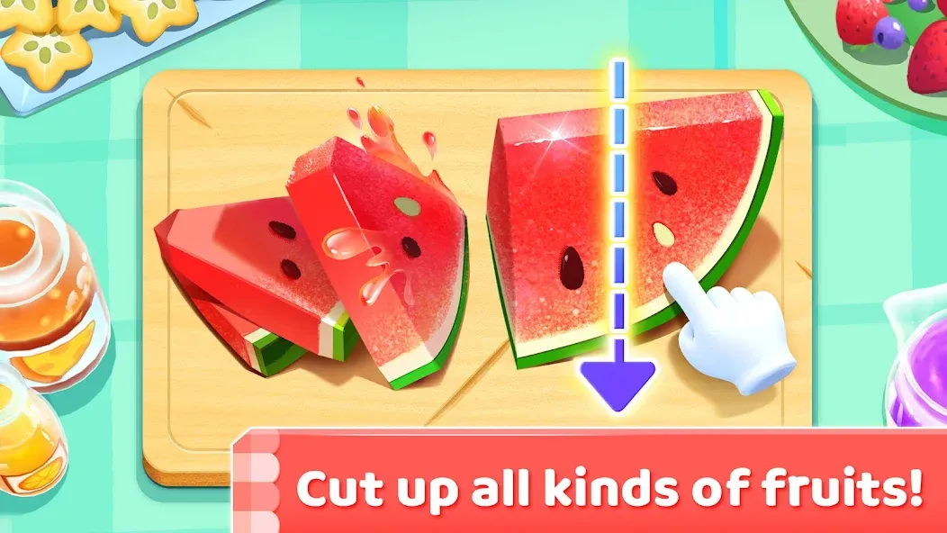 Little Panda's Ice Cream Games на телефон — скачать мод: Много мороженого и открыты все уровни — скриншот 3