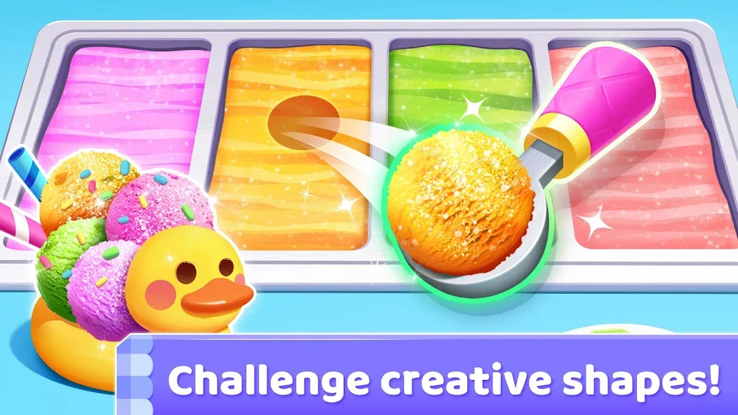 Little Panda's Ice Cream Games на телефон — скачать мод: Много мороженого и открыты все уровни — скриншот 5