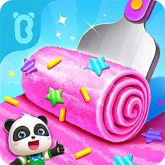Little Panda's Ice Cream Games на телефон — скачать мод: Много мороженого и открыты все уровни
