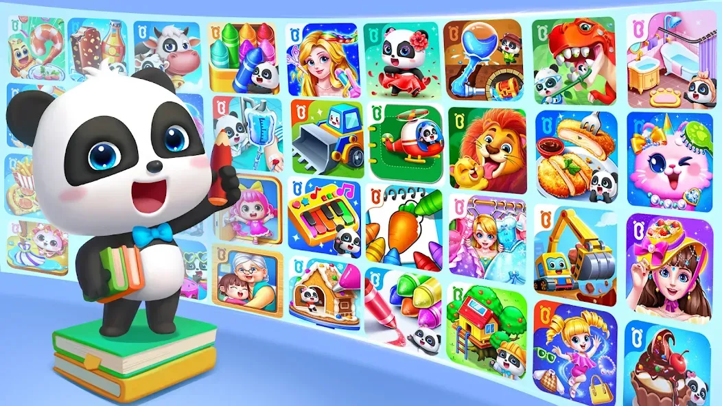 BabyBus Kids: Video&Game World взломанный APK — Без рекламы и все разблокировано — скриншот 1