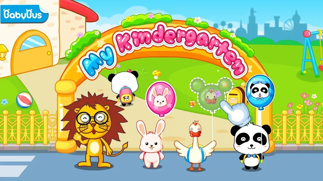 Baby Panda Kindergarten MOD APK: Без рекламы и все предметы открыты — скриншот 1