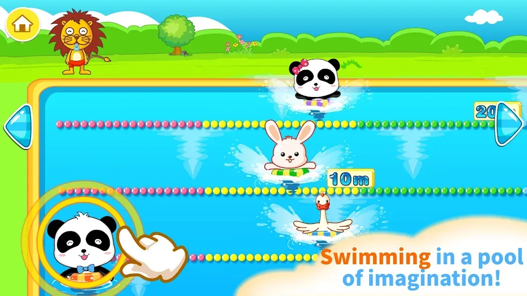 Baby Panda Kindergarten MOD APK: Без рекламы и все предметы открыты — скриншот 5