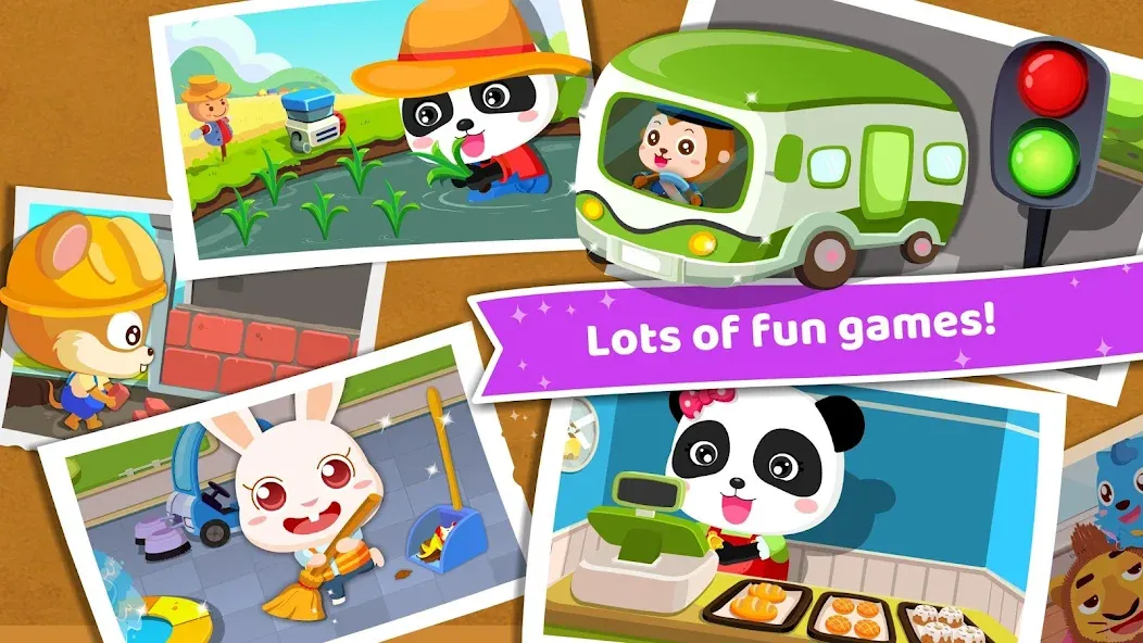 Baby Panda's Dream Job — скачать мод: Открыты все профессии и уровни — скриншот 4 Baby Panda's Dream Job — скачать мод: Открыты все профессии и уровни — скриншот 4