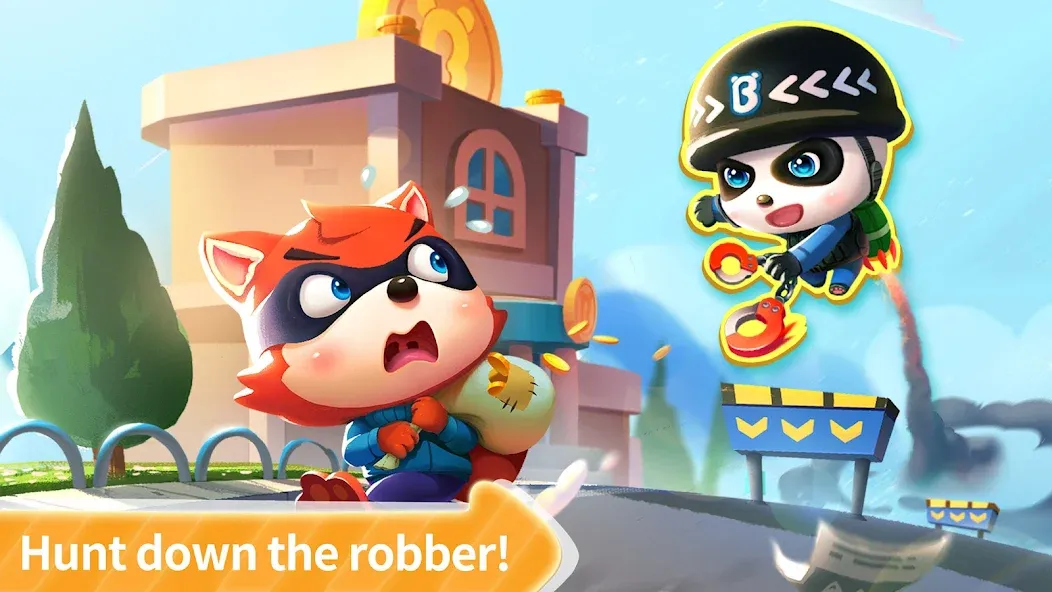 Мод Little Panda Policeman — Без рекламы и открыты все уровни, скачать APK — скриншот 2 Мод Little Panda Policeman — Без рекламы и открыты все уровни, скачать APK — скриншот 2