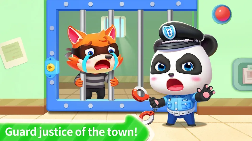 Мод Little Panda Policeman — Без рекламы и открыты все уровни, скачать APK — скриншот 5 Мод Little Panda Policeman — Без рекламы и открыты все уровни, скачать APK — скриншот 5