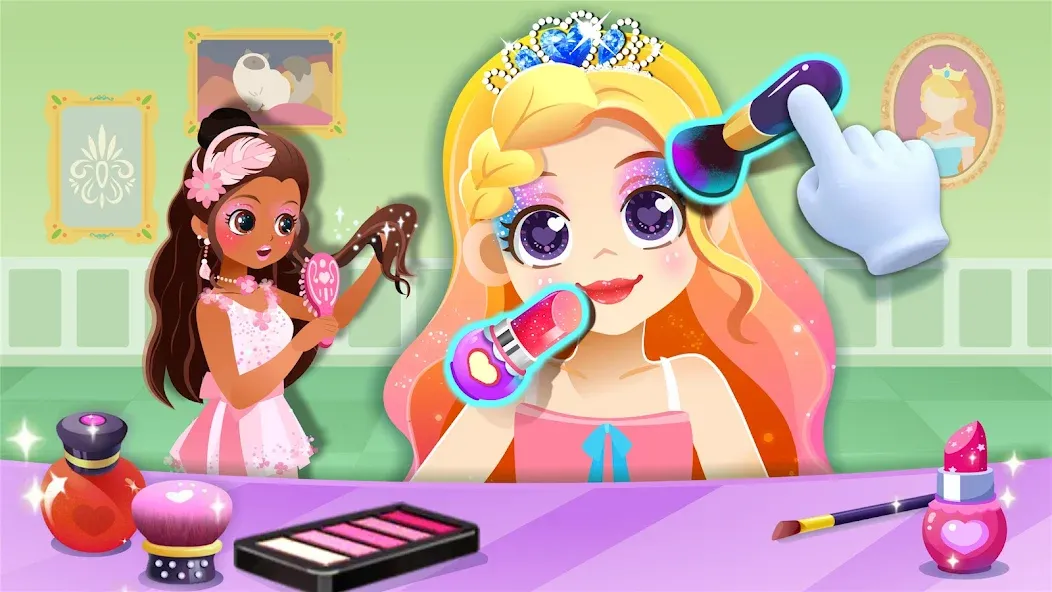 Little Panda: Princess Makeup (Мод: Открыты все наряды и аксессуары) — скачать на Андроид — скриншот 2