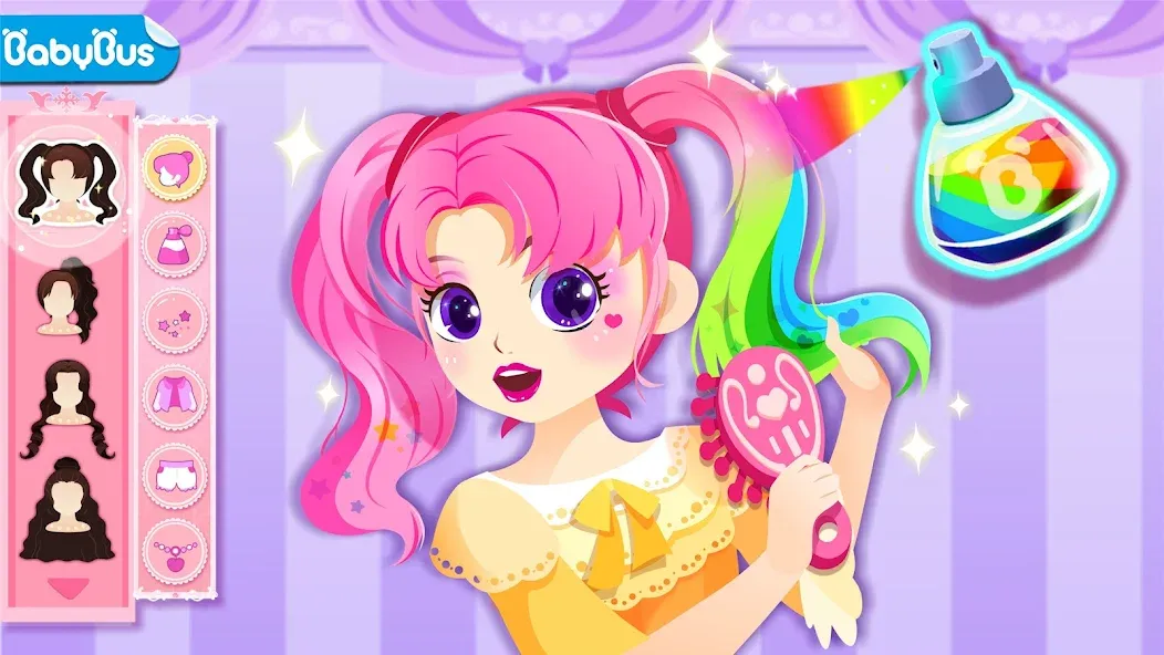 Little Panda: Princess Makeup (Мод: Открыты все наряды и аксессуары) — скачать на Андроид — скриншот 3