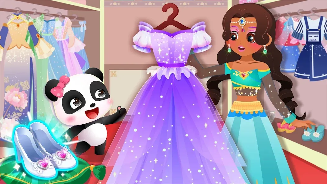 Little Panda: Princess Makeup (Мод: Открыты все наряды и аксессуары) — скачать на Андроид — скриншот 4