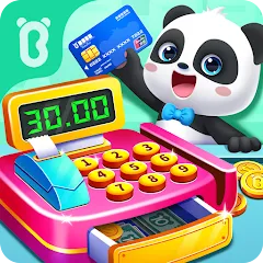 Скачать Baby Panda's Supermarket последней версии — Безлимитные монеты и всё открыто
