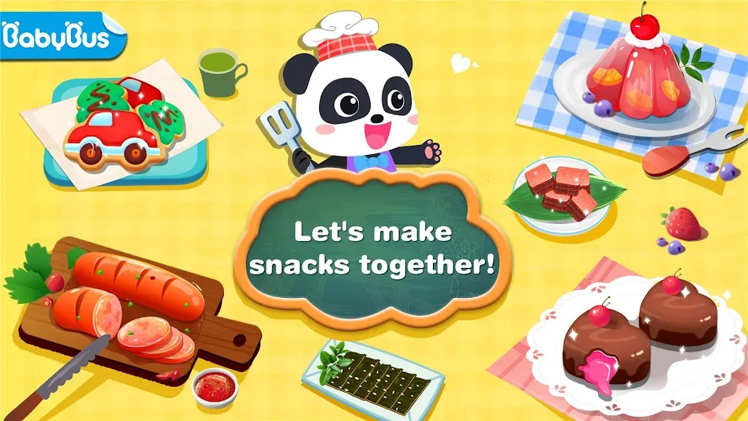 Little Panda's Snack Factory на телефон — скачать мод: Безлимитные деньги и открыты все рецепты — скриншот 1