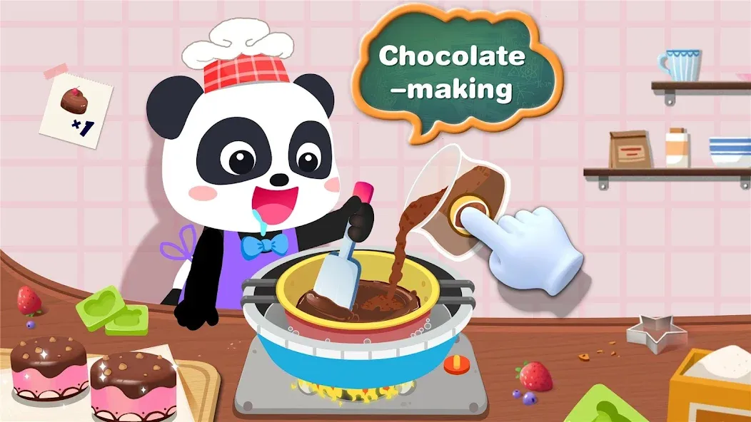Little Panda's Snack Factory на телефон — скачать мод: Безлимитные деньги и открыты все рецепты — скриншот 2