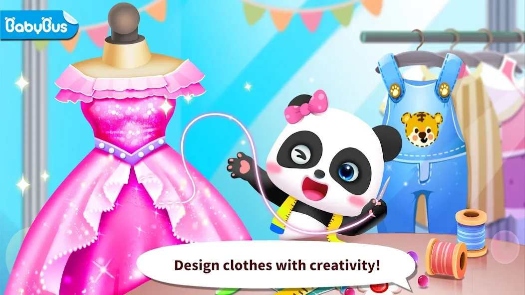 Мод Baby Panda's Fashion Dress Up — Безлимитные монеты и все наряды открыты, скачать APK — скриншот 2