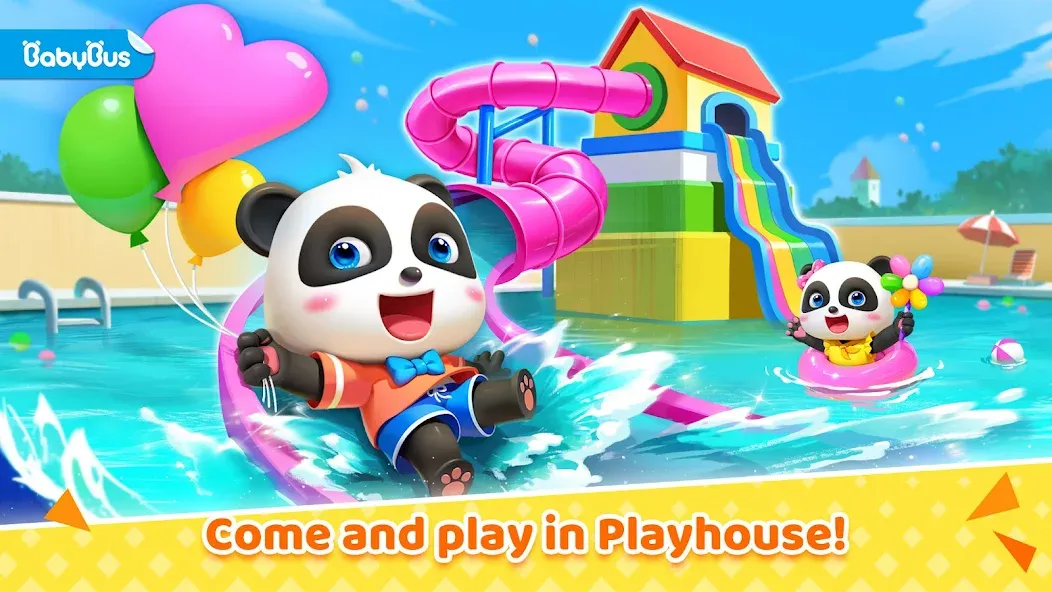 Скачать взлом Baby Panda's House Games — Все комнаты открыты и без рекламы — скриншот 1