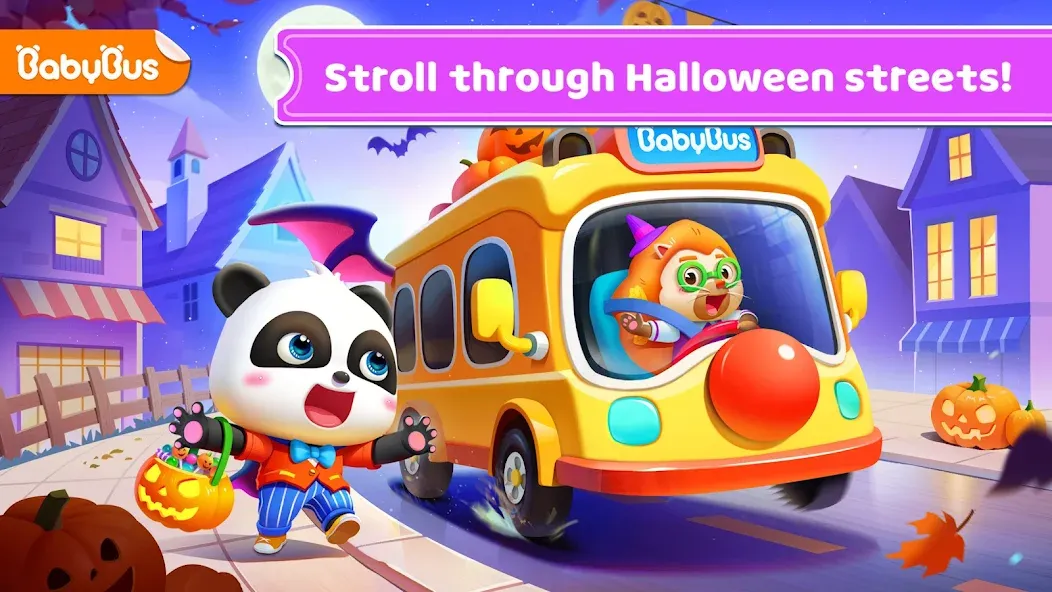 Baby Panda's School Bus — взломанная версия, Безлимитные деньги и открыты все уровни — скриншот 1