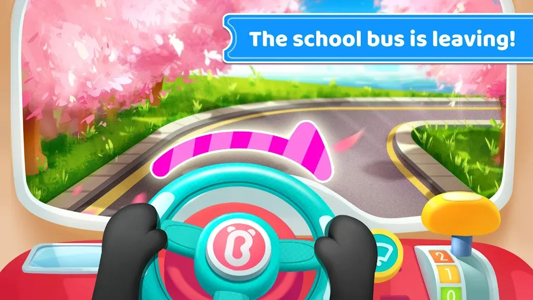 Baby Panda's School Bus — взломанная версия, Безлимитные деньги и открыты все уровни — скриншот 2